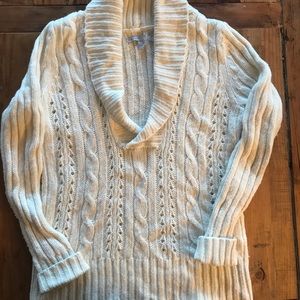 Cozy cream sweater!